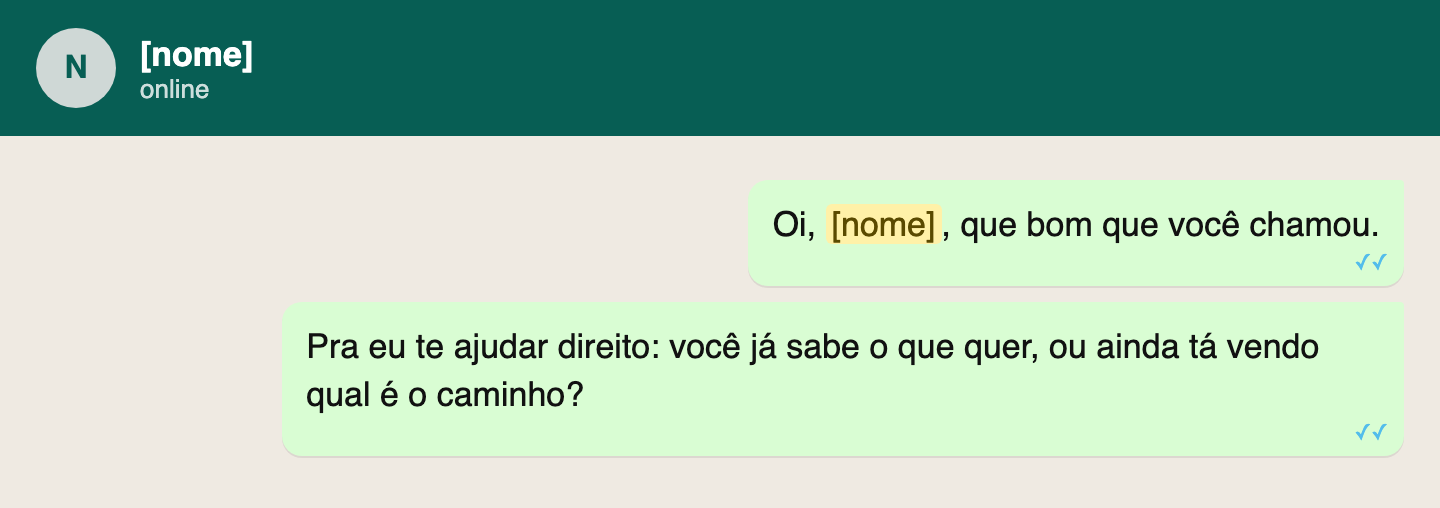 Script: A abertura padrão