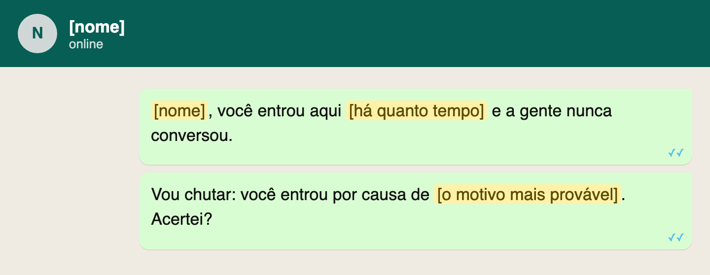 Script: Quem entrou na sua lista e nunca falou nada
